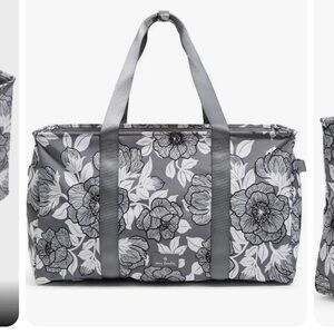 Vera Bradley Large oversized car tote moonshadow meadow